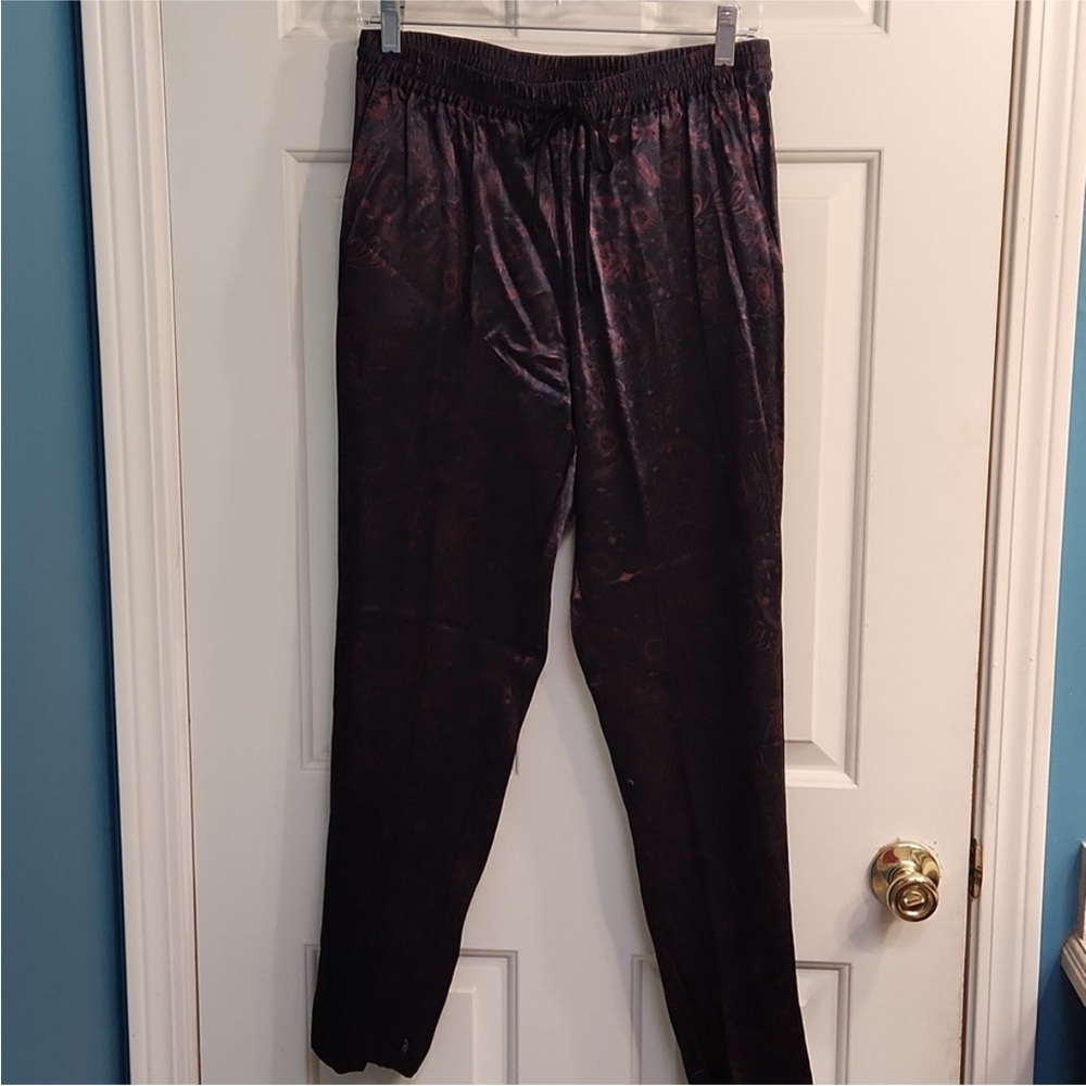 Johnny Was Mystic Gypsy 🔮 Rose Button-Up Satin Shirt and Pants Pajama Night Time - Picture 6 of 9